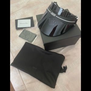 COPY - Dior Black Visor Grey lens Dior club 1